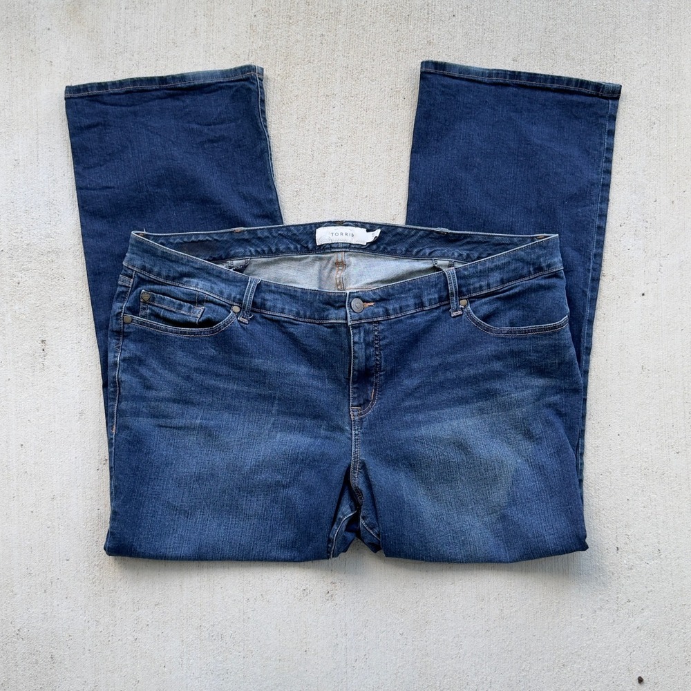 Torrid Bootcut Jeans Women's Size 24R Blue Denim Casual Classic